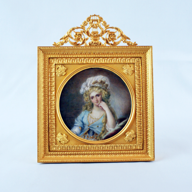 A 19th C Miniature Painting on Ivory French