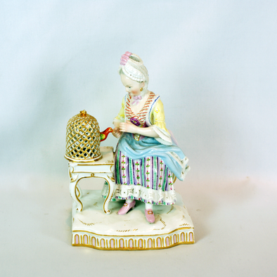 A Meissen Figure of the Sense of Touch