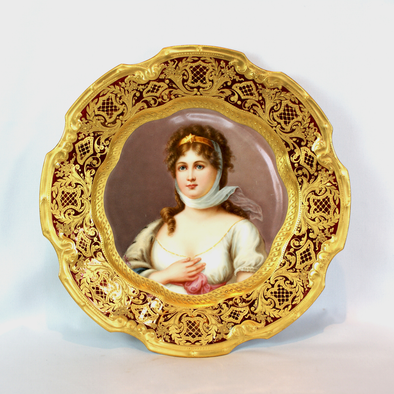 A Vienna Style Plate of Princess Louise