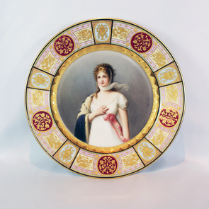 A Vienna style Portrait Plate of Princess Louise