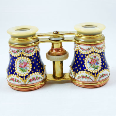 A French Enamel Opera Glasses